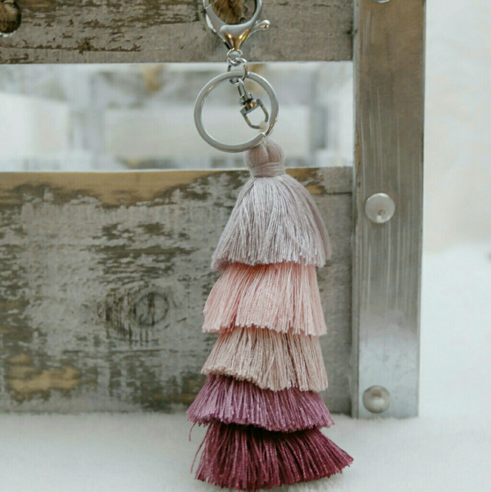 Fringe Tassel Keychain - Picture 3 of 3